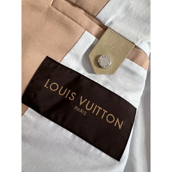 $3100 Louis Vuitton Beige Tan Harrington Bomber Jacket Men Size 50 - Picture 10 of 12